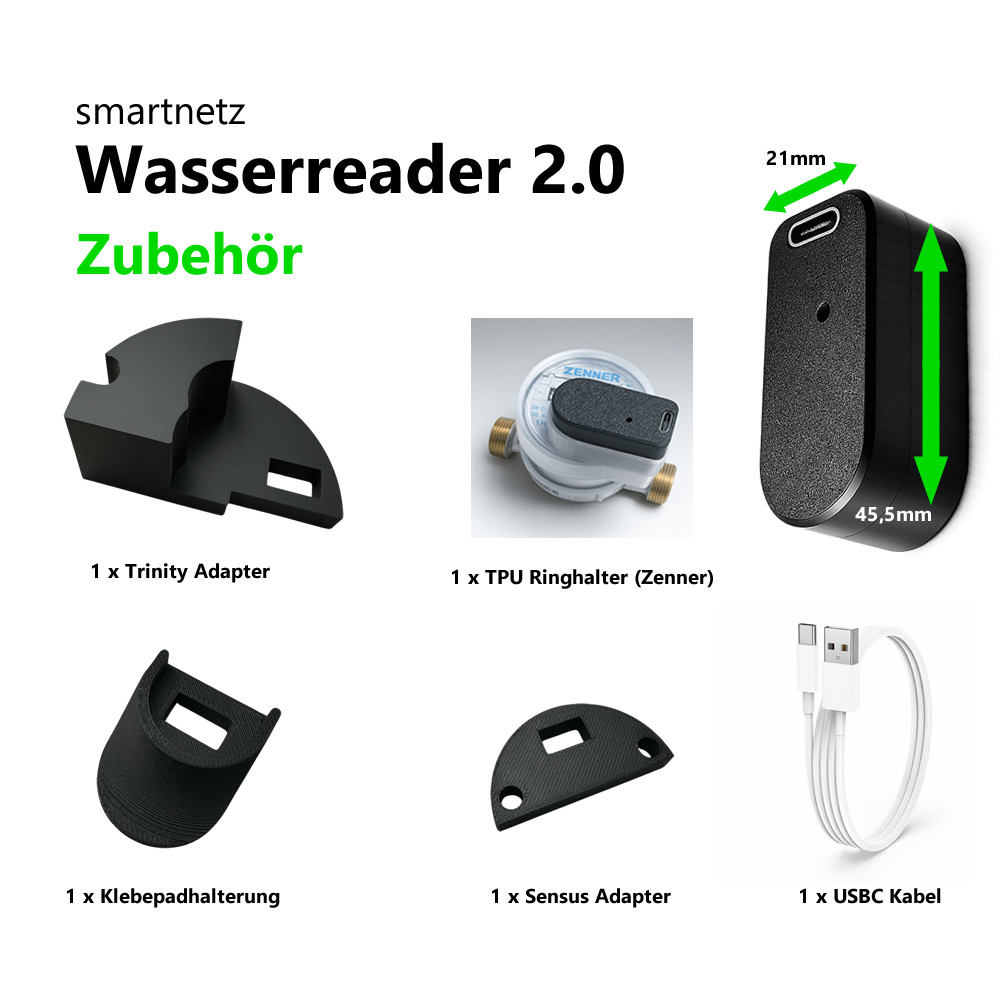 Smartnetz Wasserreader – Wasserzähler automatisch per WLAN auslesen